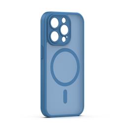 Mag Matt case for iPhone 15 Pro 6,1" dark blue camera protection