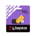 Kingston 512GB kannettava USB 3.2 Gen 1 DataTraveler Exodia S -muistitikku (musta/keltainen)