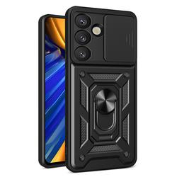 Defender Slide -suojakuori Samsung Galaxy S25:lle, musta