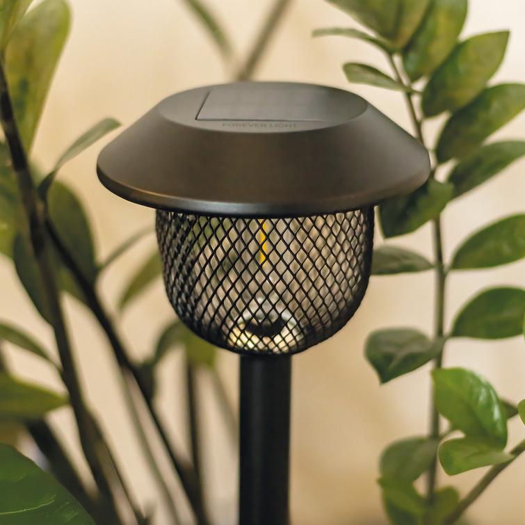 Forever Light aurinkokenno-LED-valaisin ter&auml;spylv&auml;&auml;ll&auml; SUNARI FLS-30 musta