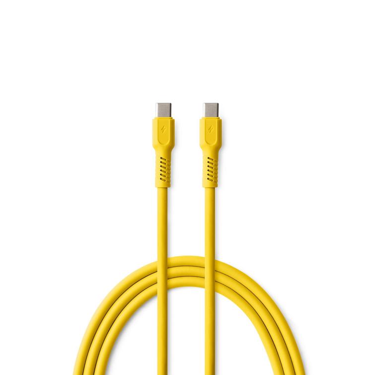 COLORUM kaapeli USB-C - USB-C 1,8m 3A CK60-CC-05 xKeltainen