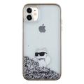 Karl Lagerfeld iPhone 11 -suojakuori KLHCN61LKCNSK l&auml;pin&auml;kyv&auml; HC LIQ. GLITTER C