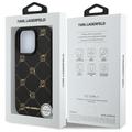 Karl Lagerfeld -suojakuori iPhone 16 Pro Max 6,9":lle KLHMP16XPGKHPHK musta Kova Karl Head MagSafe -suojakuori