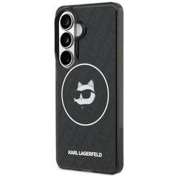 Karl Lagerfeld case IML Repeated Choupette MagSafe for Samsung Galaxy S26 black