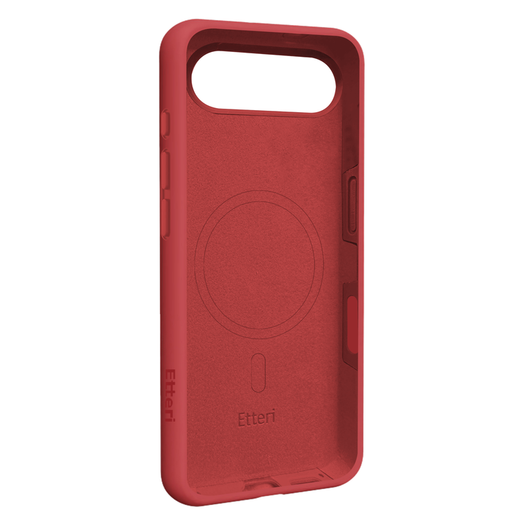 Etteri Silicone Mag kotelo iPhone 17 Air Raspberrylle