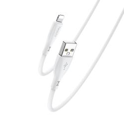 YESIDO SILICONE CABLE CA119 12W USB/LIGHTNING 1M 2,4A WHITE