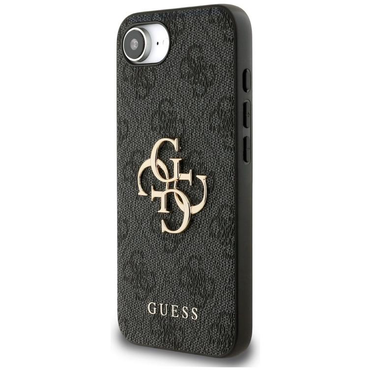Guess HC 4G PU Big Logo Case for iPhone 16e Black