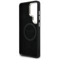 Guess case 4G Big Rhinestone Triangle Strap MagSafe for Samsung Galaxy S26 Ultra black