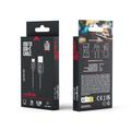Maxlife-kaapeli USB - USB-C 0,2 m 2A musta