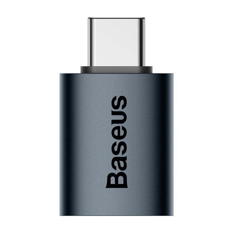 Baseus Ingenuity USB-C - USB-A 3.1 -sovitin, sininen, OTG