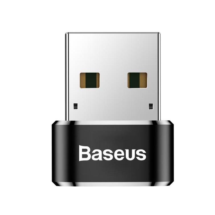 Baseus OTG-sovitin mini USB-C - USB-muunnin musta
