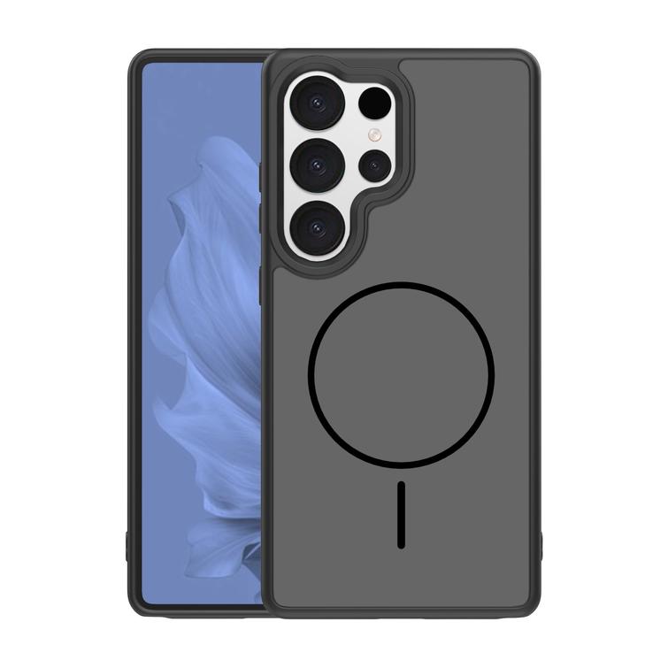 Frame Thin Mag -suojakuori Samsung Galaxy S25 Ultralle, musta