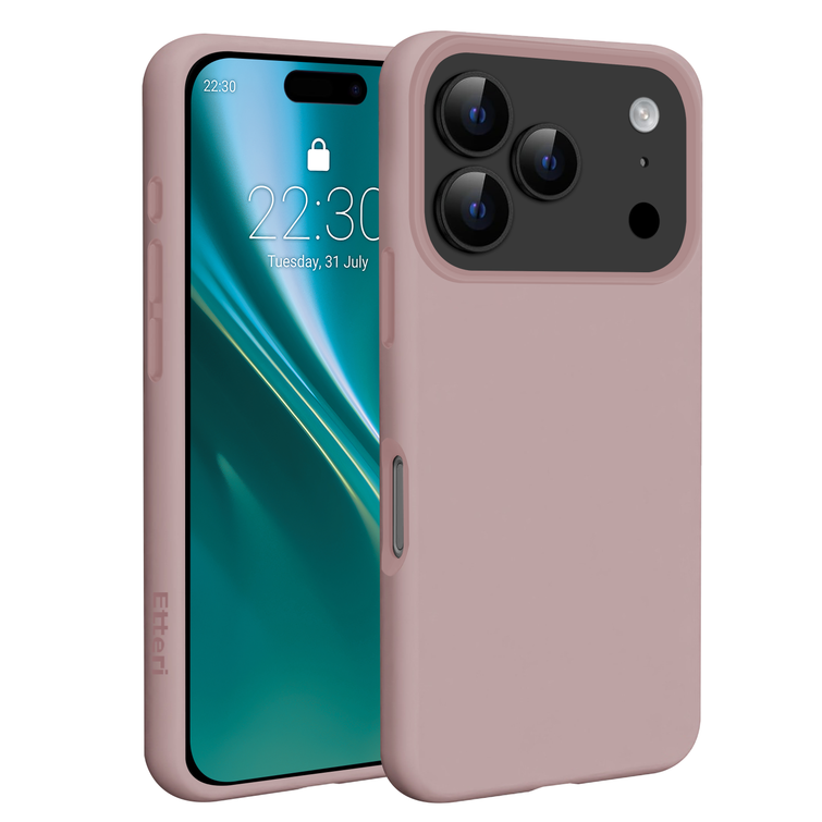 Etteri Silicone Mag kotelo iPhone 17 Pro Maxille vaaleanpunainen