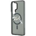 Karl Lagerfeld case IML KC Script MagSafe for Samsung Galaxy S26 Ultra black