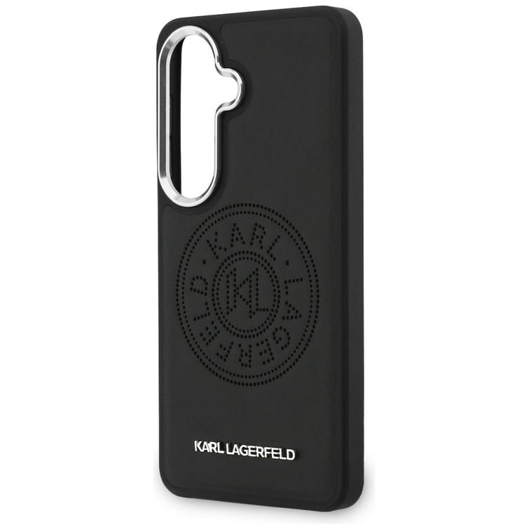 Karl Lagerfeld case Perforated KL MagSafe for Samsung Galaxy S26 Plus black