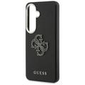 Guess case Grained Big 4G Metal Logo for Samsung Galaxy S26 black