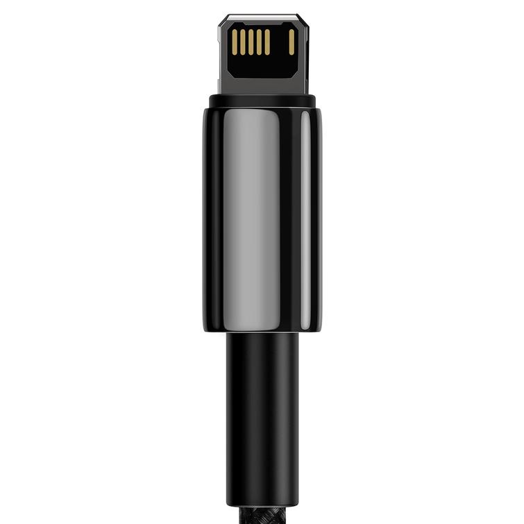 Baseus-kaapeli Volframi USB - Lightning 2,0m 2,4A musta