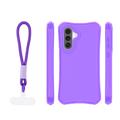 Safepop case with strap for Samsung Galaxy A36 5G / A56 5G / A37 5G purple