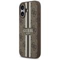 Guess 4G Printed Stripes MagSafe -suojakuori iPhone 17:lle, ruskea