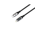 Forever LCD-kaapeli USB-C - Lightning 1,0 m 27W musta