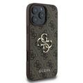 Guess iPhone 16 Pro 6,3" suojakuori GUHCP16L4GMGBR 4G:lle, iso logo, ruskea