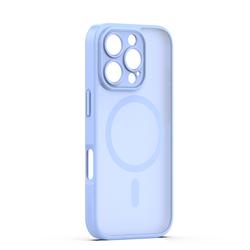 Mag Matt case for iPhone 16 Pro 6,3" light blue camera protection