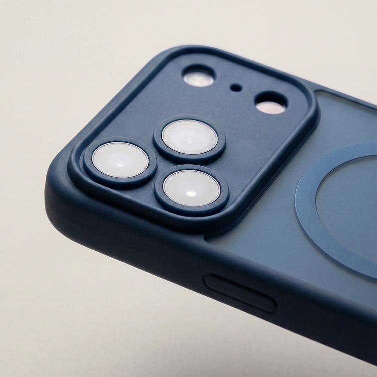 Mag Matt case for iPhone 16 Pro Max 6,9" dark blue camera protection