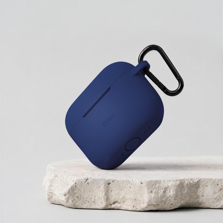 Etteri-silikonikotelo AirPods Pro 3:lle tummansininen