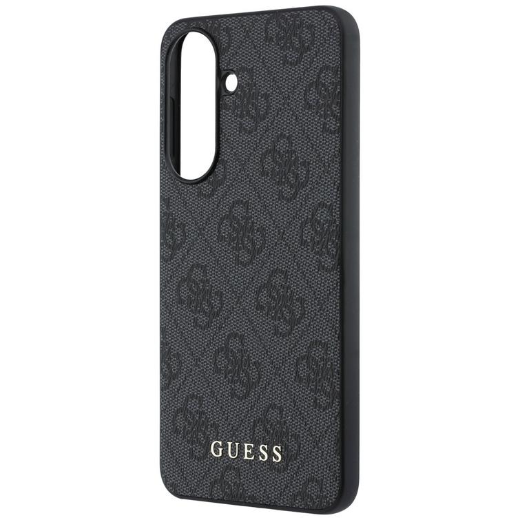 Guess HC PU 4G Classic Logo case with charm for Samsung Galaxy A37 black