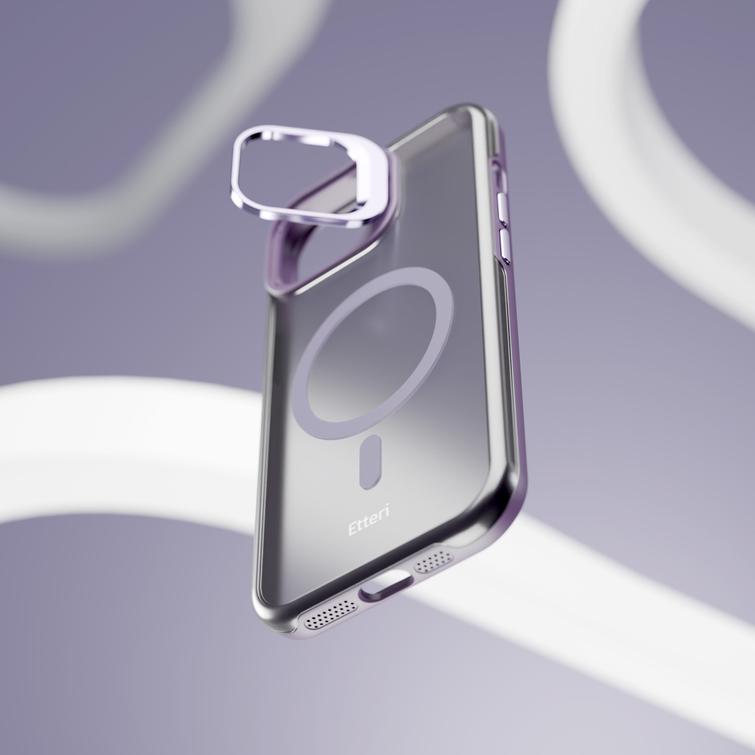 Etteri Morning Fog suojakuori iPhone 14 Prolle 6,1" violetti