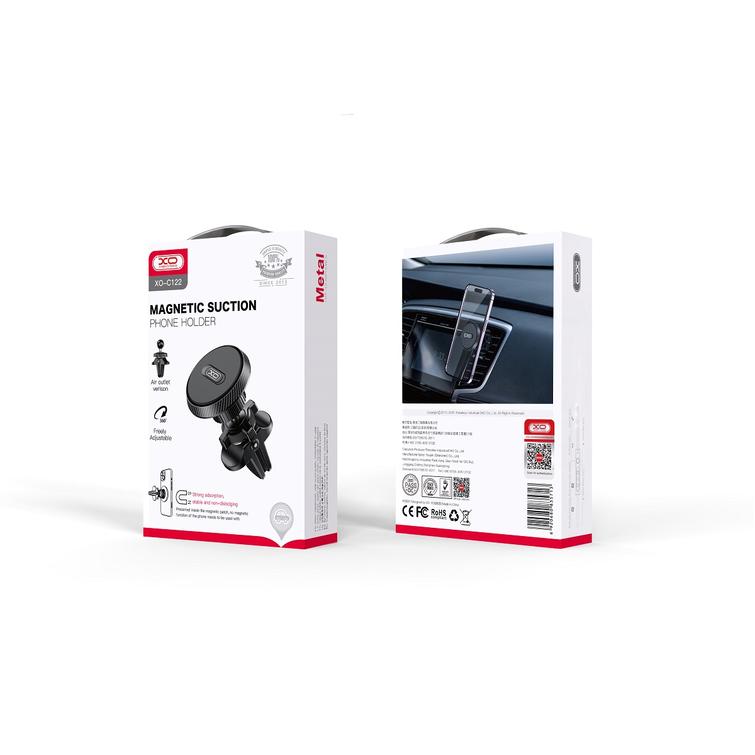 XO-autoteline C122 magneetti musta ilmaliitäntään