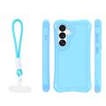 Safepop case with strap for Samsung Galaxy S26 Plus blue