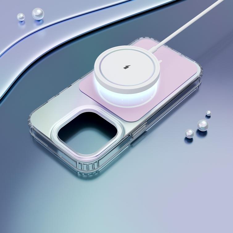 Etteri Hidden Pearl case for iPhone 15 6,1" pink
