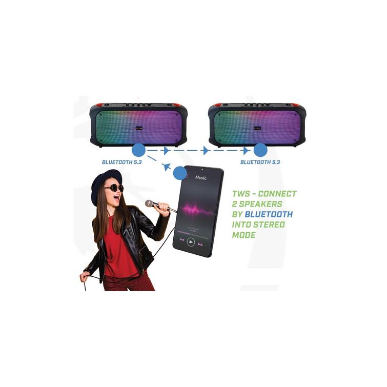 Rebeltec SoundBox 650 -kaiutin, 80 W RMS