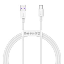 Baseus Superior USB - USB-C -kaapeli 1,0 m valkoinen 66W