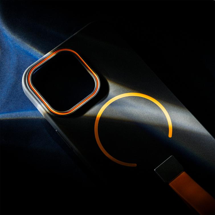 Loop Thin Mag -suojakuori iPhone 12 / 12 Pro 6,1":lle, musta