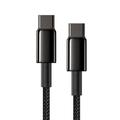 Baseus-kaapeli Tungsten PD USB-C - USB-C 1,0 m musta 100W