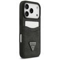 Guess 4G Double Card Triangle case for iPhone 17 Pro black