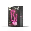 Neon-LED jalustalla CAT pinkki FSNE02 Forever Light