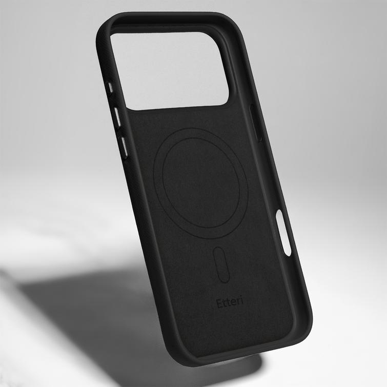 Etteri Elegant Mag kotelo iPhone 14 Prolle 6,1" musta