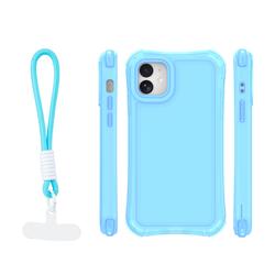 Safepop case with strap for iPhone 11 blue