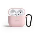 Etteri-silikonikotelo AirPods 4:lle vaaleanpunainen