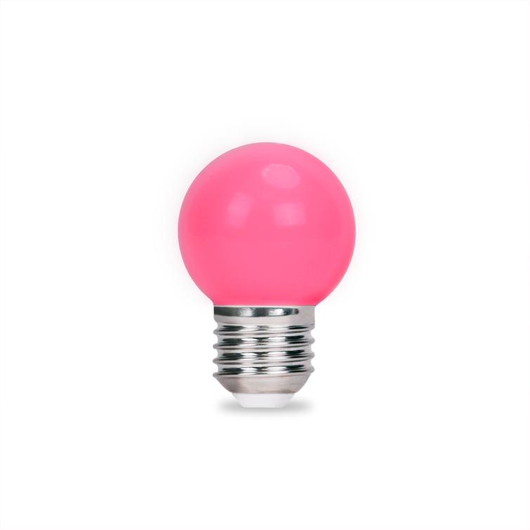 Forever Light LED Bulb E27 G45 2W 230V pink 5pcs