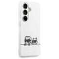 Karl Lagerfeld case IML Peekaboo Karl&Choupette MagSafe for Samsung Galaxy S26 transparent