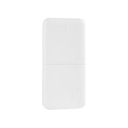 POWERBANK MX COCO 10 000mAh 2xUSB, 10W Li-Po, WHITE + MICROUSB CABLE