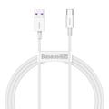 Baseus Superior USB - USB-C -kaapeli 1,0 m valkoinen 66W