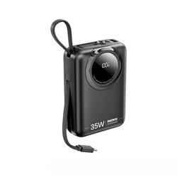 POWERBANK REMAX SCUBA SERIES 20000mAh RPP-73 35W WITH CABLES BLACK
