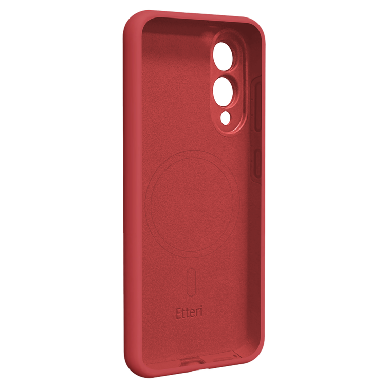 Etteri Silicone Mag kotelo Samsung Galaxy S25 Edge vadelmalle