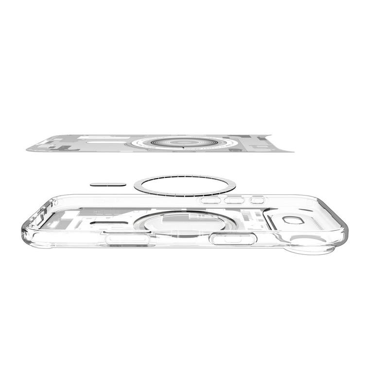 Spigen Ultra Hybrid Mag Magsafe -kotelo iPhone 17 Air Zero Onelle, valkoinen