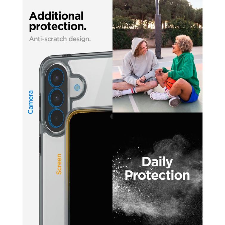 Spigen Ultra Hybrid case for Samsung Galaxy A57 5G space clear